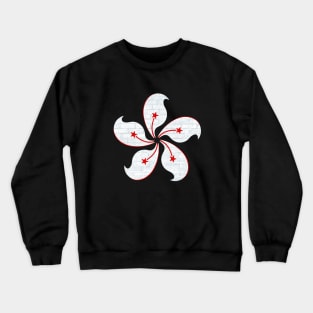 Hong Kong Orchid Crewneck Sweatshirt